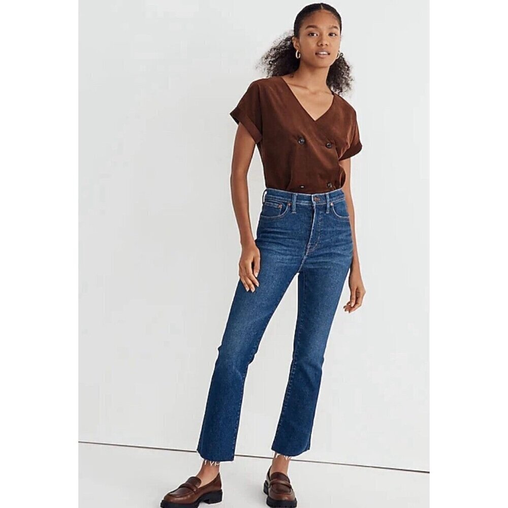 Madewell Women's Blue Boot Cut Jeans